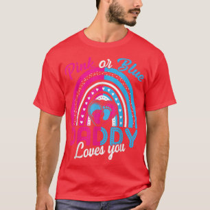 Camiseta O Pai Rosa Ou Azul Te Ama A Partição De Revelação 