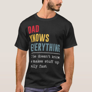 Camiseta O Pai Sabe Tudo Pai Divertido
