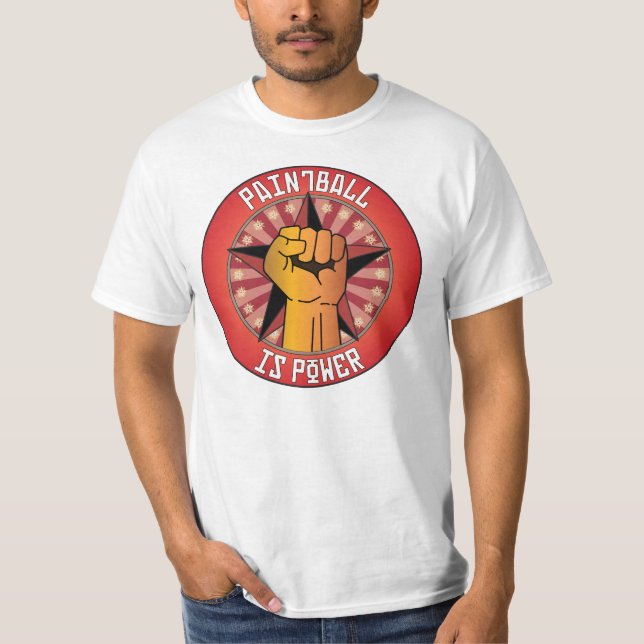 Camiseta O Paintball é poder (Frente)