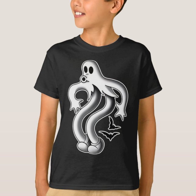 Camiseta O Palhaço Ghost Spooky Bats (Frente)