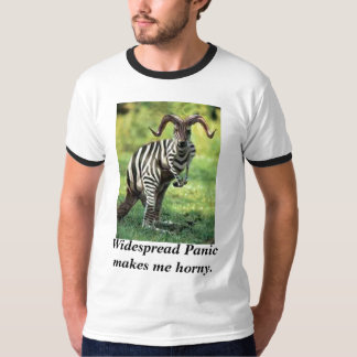 Camiseta o pânico horny, difundido faz-me horny.