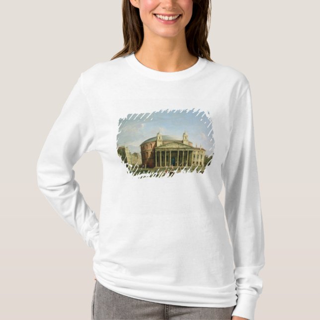 Camiseta O panteão em Roma (Frente)