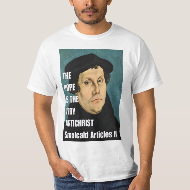 Camiseta O papa é o anticristo mesmo (Frente)