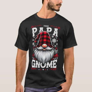 Camiseta O Papa Gnome Combinando Família Pijama de Natal