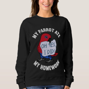 Camiseta O Papagaio Comeu O Meu Trabalho De Casa...