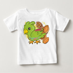 Camiseta O papagaio verde