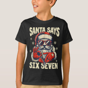 Camiseta O Papai Noel Diz Seis Sete 6 7 Meme Gen Z Humor Na