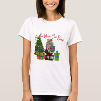 Camiseta O papai noel gosta de me melhor