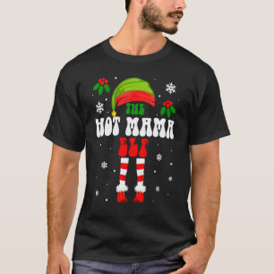 Camiseta O Papai Noel Mãe Quente Natal Família Combinando X