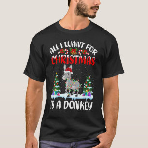 Camiseta O Papai Noel Tudo Que Quero Para O Natal É Um Burr