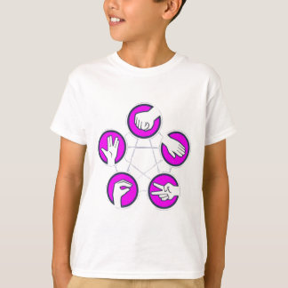 Camiseta O papel da rocha Scissor o lagarto Spock