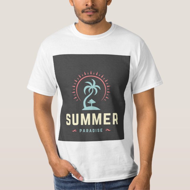 Camiseta O Paraíso de Verão (Frente)