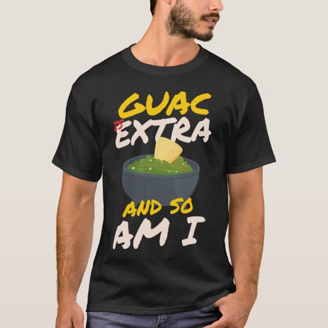 Camiseta O Partido do México é Guac Extra e Eu também (Frente)
