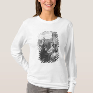 Camiseta O partido do whist, gravado por Jean Dambrun 1783