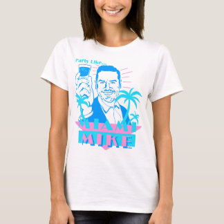 Camiseta O partido gosta de Miami Mike