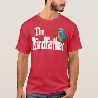 Camiseta O Pássaro Aniversário Assistindo o presente Engraç