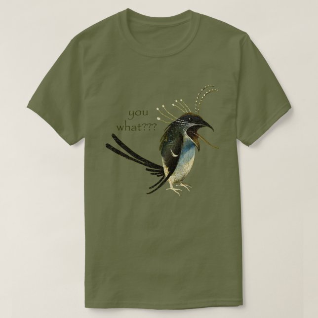 Camiseta O Pássaro de Hieronymus Bosch (Frente do Design)