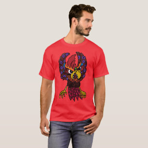 Camiseta O pássaro do terror de Mongolia superior