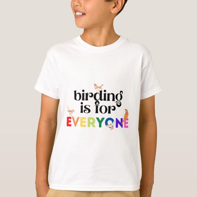 Camiseta o pássaro é para todos (Frente)