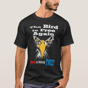 Camiseta O Pássaro Está Livre De Mais Uma Vez Liberdade De