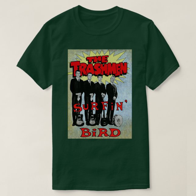 Camiseta O Pássaro Surfin dos Trashmen (Frente do Design)