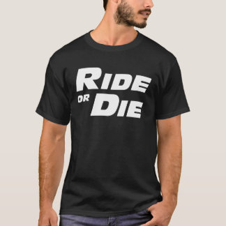 Camiseta O PASSEIO RÁPIDO E FURIOSO OU MORRE a família Mo
