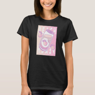 Camiseta O Pastel Vaporwave Aestésico Japão Peach Soda Não 