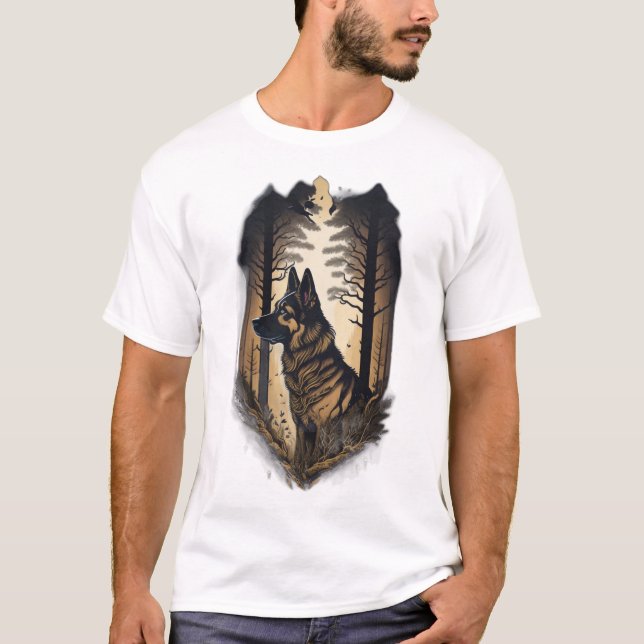 Camiseta O Pastor Alemão 006  (Frente)