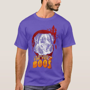 Camiseta O Pastor Americano Aqui Para O Hallowee Engraçado 