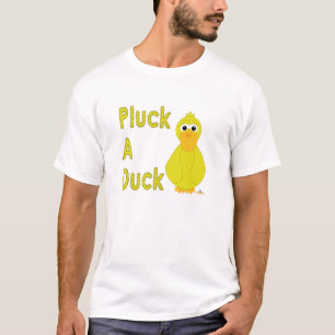 Camiseta O pato amarelo pateta arranca um pato