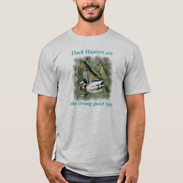 Camiseta O pato Caçador-personaliza (Frente)