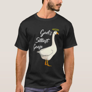 Camiseta O Pato Engraçado Mais Silencioso de Deus!