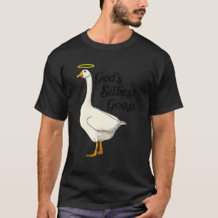 Camiseta O Pato Engraçado Mais Silencioso de Deus!