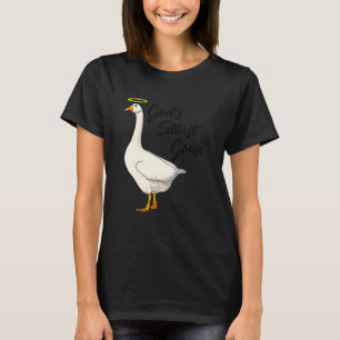 Camiseta O Pato Engraçado Mais Silencioso de Deus!