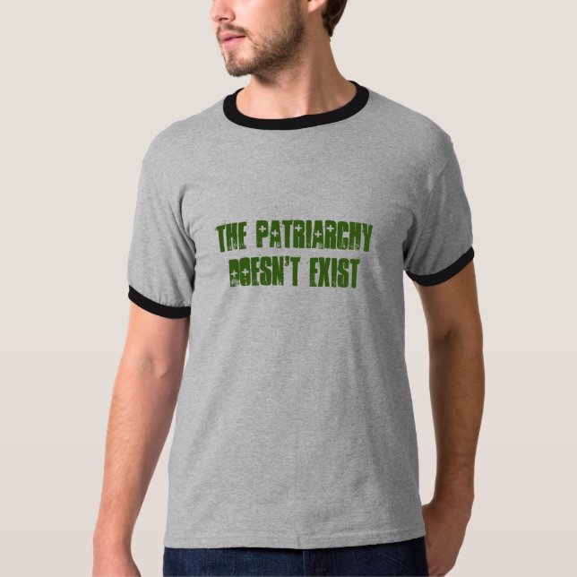 Camiseta "O patriarcado não existe" campainha (Frente)