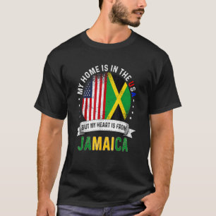 Camiseta O Patriot Heart Americano Jamaicano é da Jamaica F