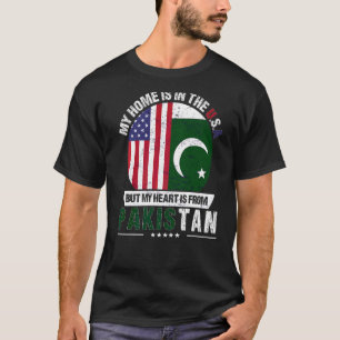 Camiseta O Patriot Heart Do Paquistão Americano É Do Paquis