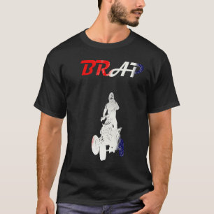 Camiseta O Patriótico Americano ATV 4 Wheeler Brap Offshore