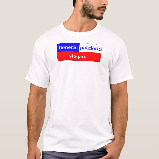 Camiseta O patriotismo não é um fad. (Frente)