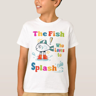 Camiseta O peixe que adora esmagar