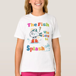 Camiseta O peixe que adora esmagar