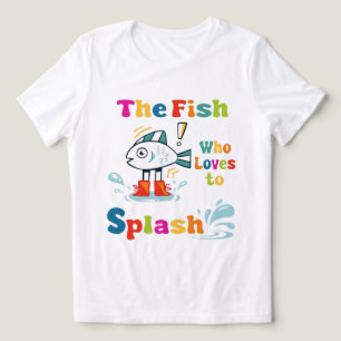 Camiseta O peixe que adora esmagar
