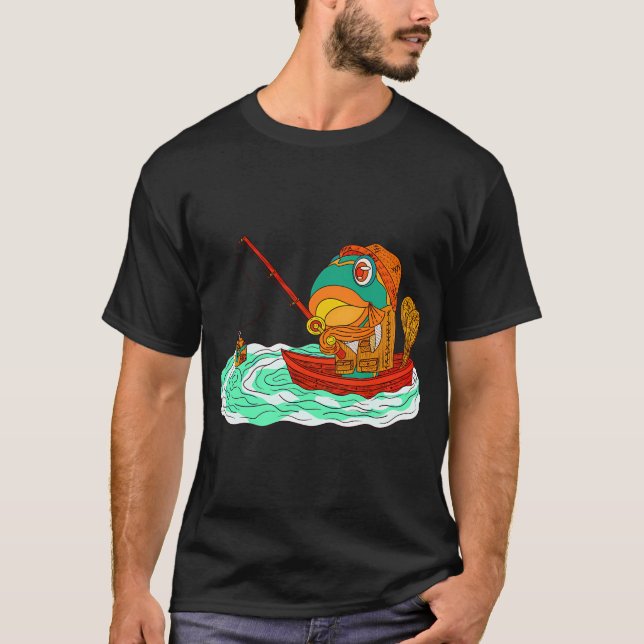 Camiseta O Peixe Que Se Tornou Pescador (Frente)