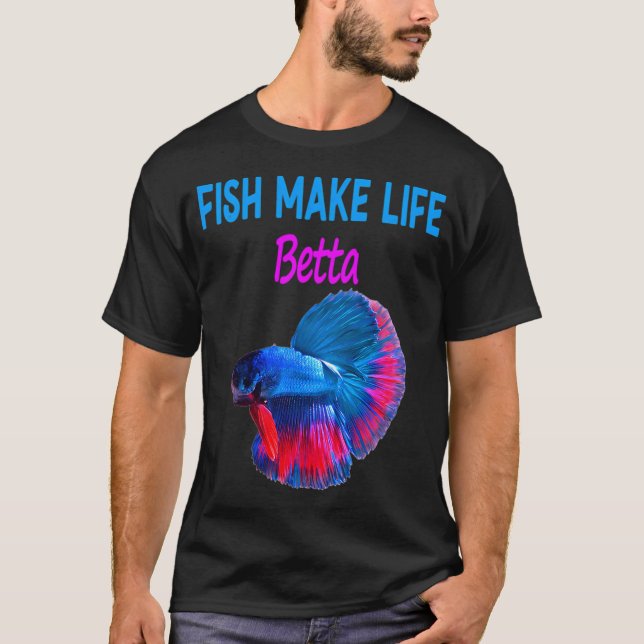 Camiseta O peixe torna a vida melhor  (11) (Frente)