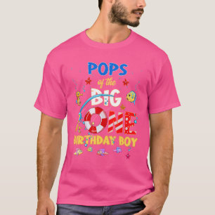Camiseta Ó Peixe Um Pop De Aniversário Do Garoto De Anivers