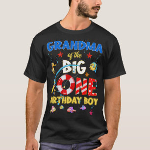 Camiseta Ó Peixe Uma Avó De Aniversário Do Aniversário B