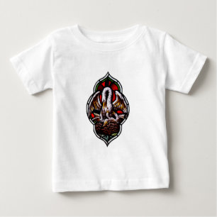 Camiseta O Pelicano em Sua Piedade Símbolo Eucarístico