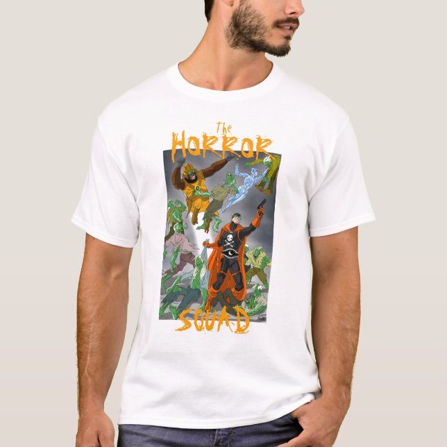 Camiseta O pelotão do horror (Frente)