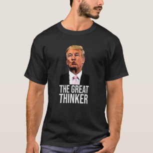 Camiseta O Pensador Excelente Só Tem De Pensar Sobre