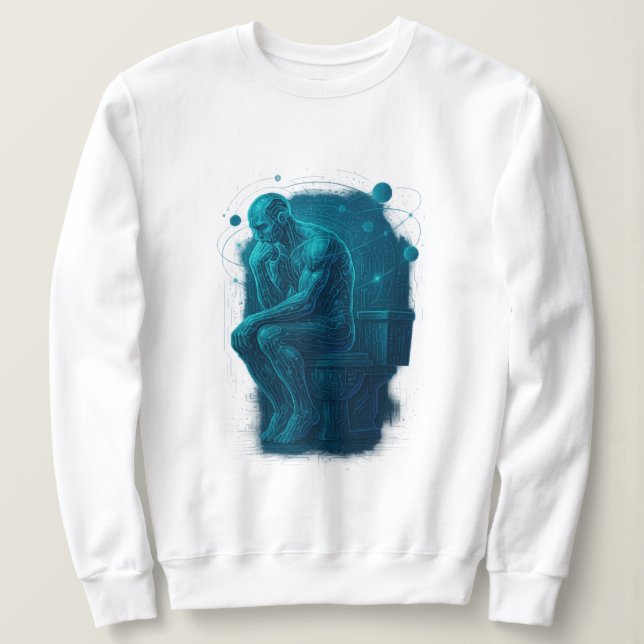 Camiseta O Pensador no Trono (Frente do Design)